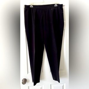 Talbots Ponte Knit Pants- Black 1X